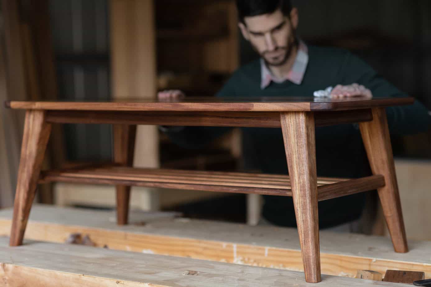 finish coffee table Lloyd Brooke Furniture