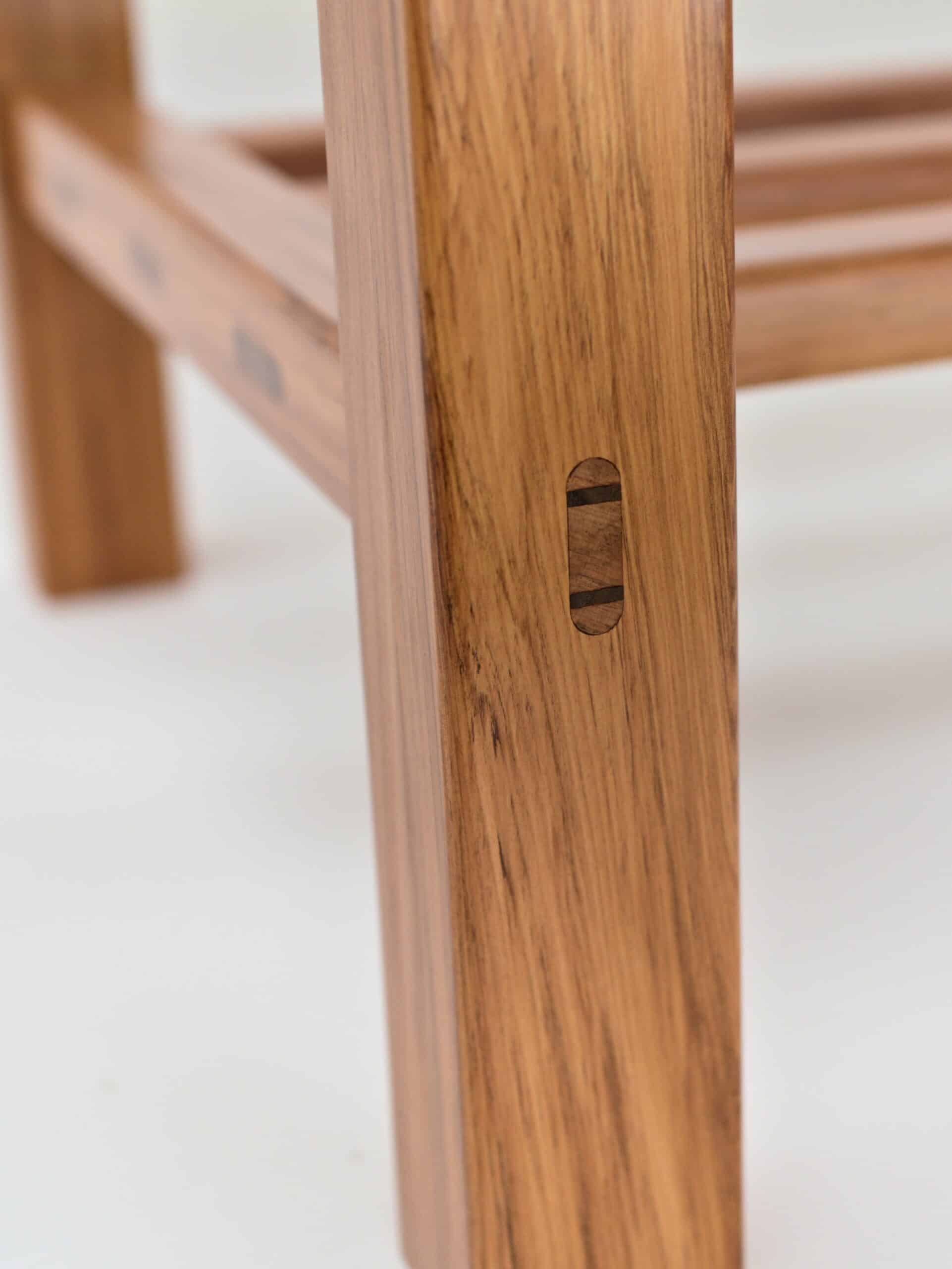 Buxton Bench Joinery Detail Rimu