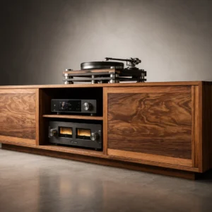 Hosking Sliding Door Audiophile Cabinet Angle