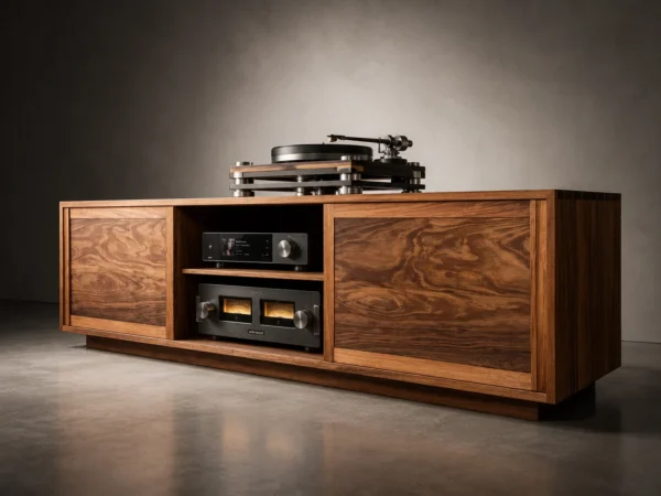 Hosking Sliding Door Audiophile Cabinet Angle