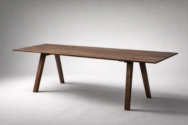 Vaeda Walnut Dining Table Workshop Studio Backdrop 2