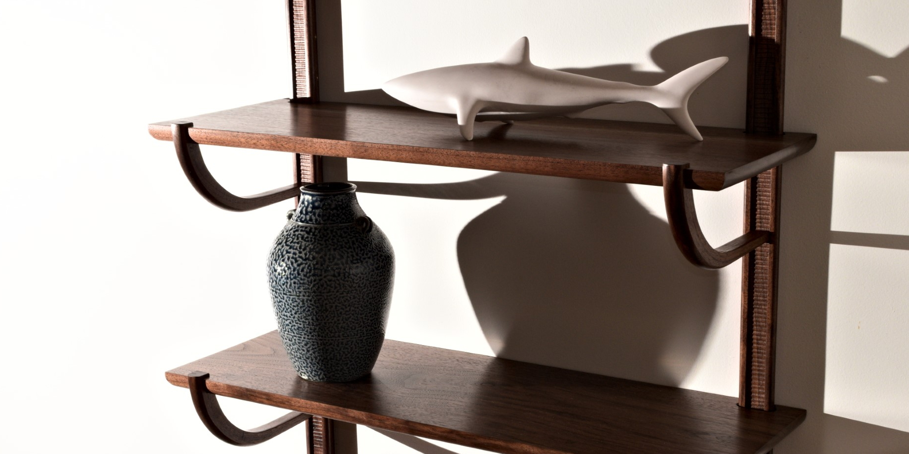 Arcana Shelving Walnut Overview