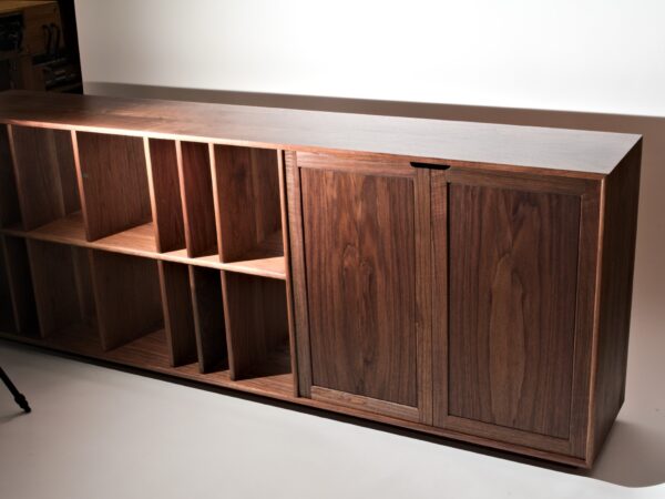 Handmade Walnut Vault Cabinet