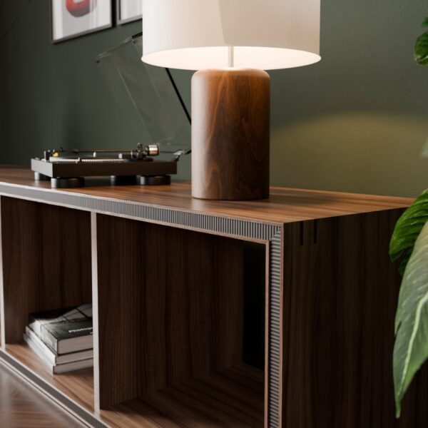 Mullion Cabinet For Storing Records