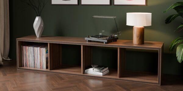 Mullion Hifi Record Storage In Sustainable Home