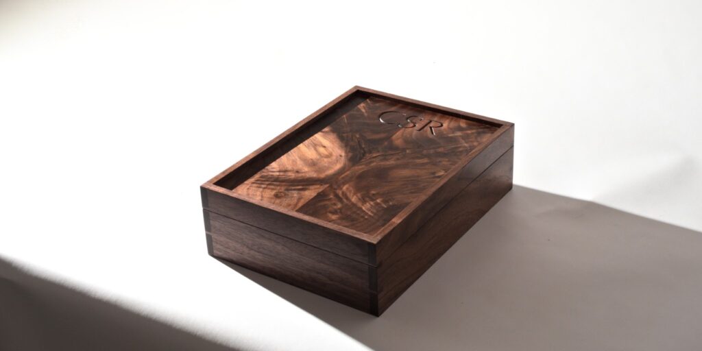 Baby Keepsake Box Minimalist Studio Light Shadow