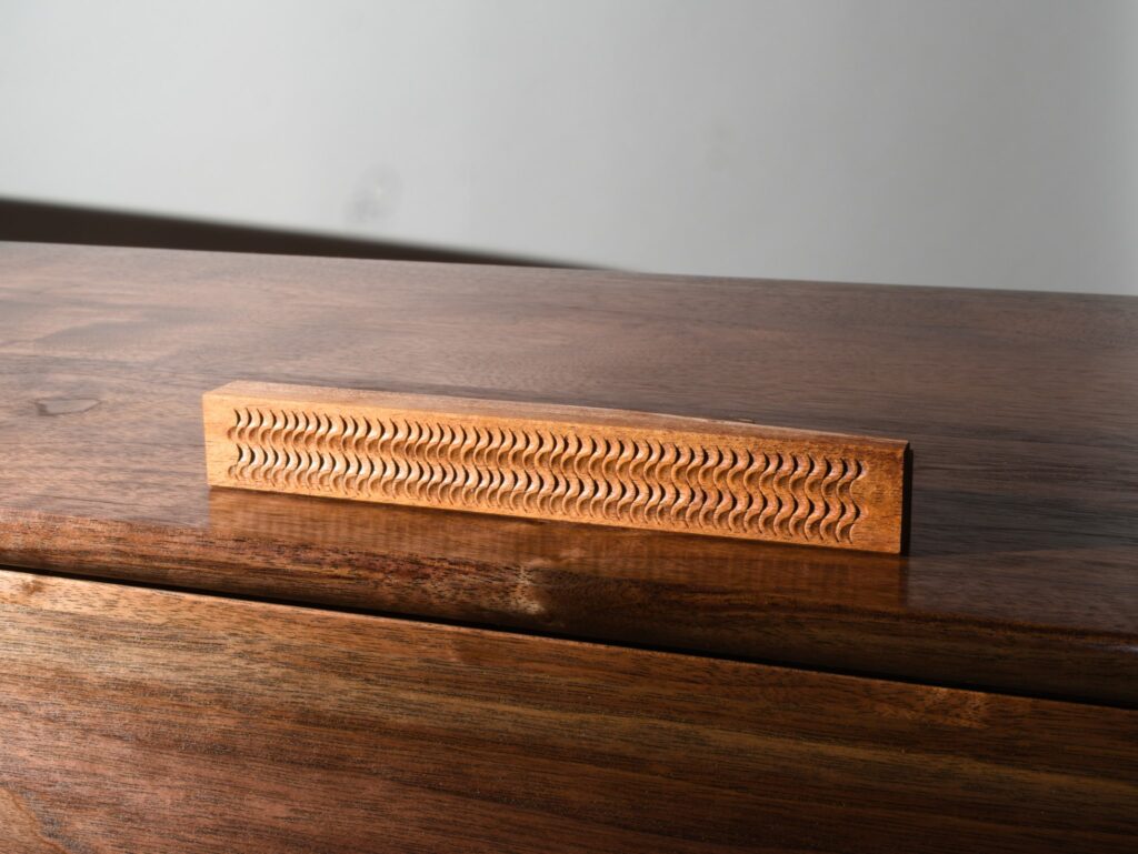 Blackwood Carving Sample Wave