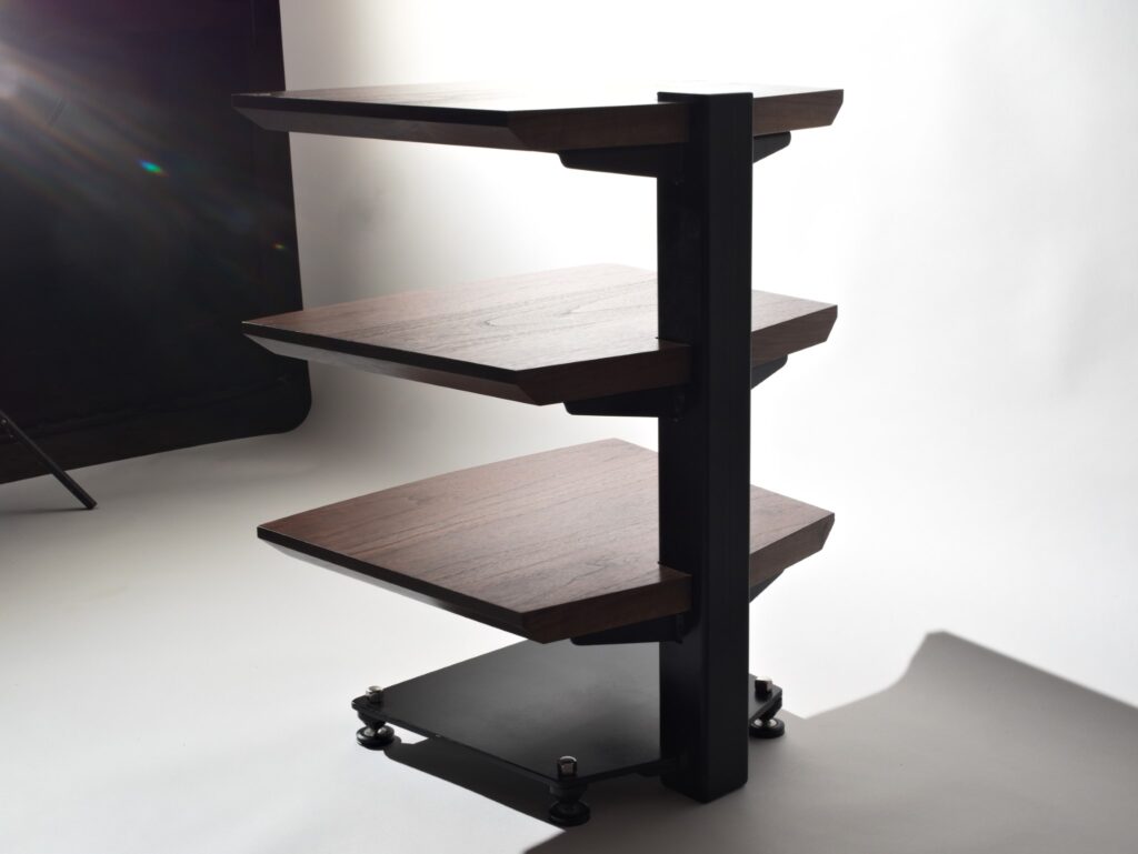 Tahuhu Audio Rack Steel Support Plate Detail