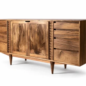 Rere Blackwood Sideboard Drawer Bank And Carved Column 2