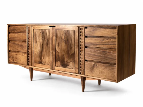 Rere Blackwood Sideboard Drawer Bank And Carved Column 2