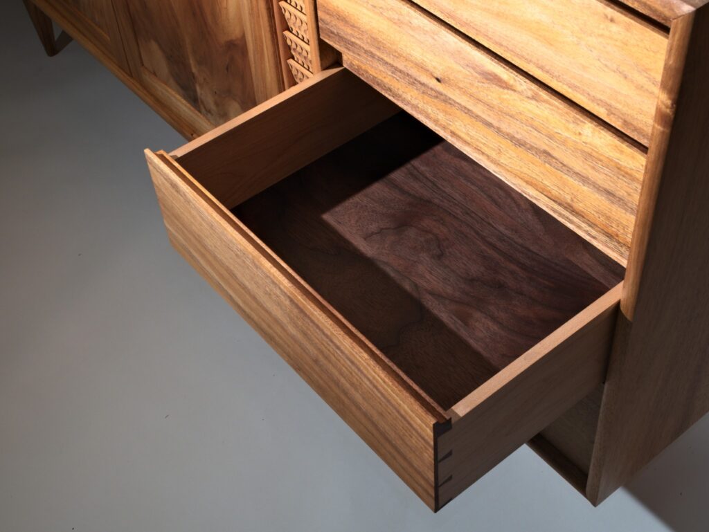 Marama Blackwood Sideboard Front Elevation Studio View